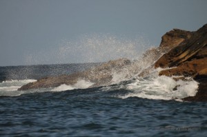 Onda sugli scogli, Cogee Beach