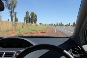 Sulla strada per Ayers Rock