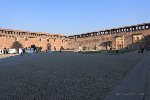 Piazza d'armi del castello sforzesco, Milano