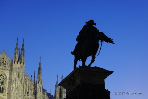 Capodanno - Vittorio Emanuele a cavallo