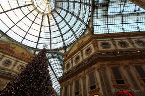 L'albero di Natale in galleria