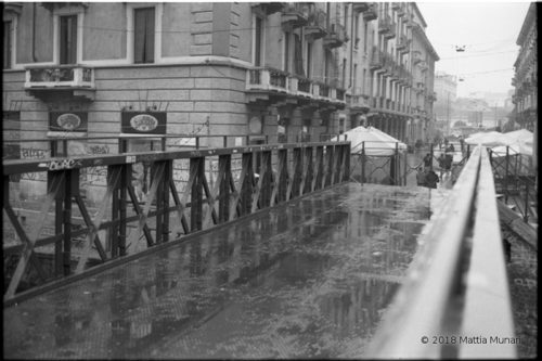 Ponte di ferro sul Naviglio Grande